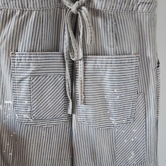 ●●WE THE FREE STRIPED PAINTERS OVERALLS NWOT SIZE L●● - Picture 12 of 12